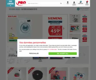 Procie-LA-Teste.com(PRO Ets Catal MichelLA TESTE) Screenshot