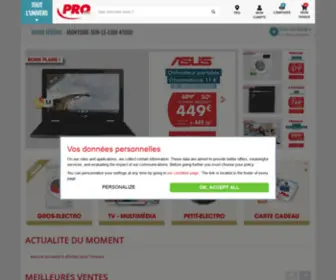 Procie-Montoire-Sur-LE-Loir.com(PRO Electroménager Multimédia) Screenshot