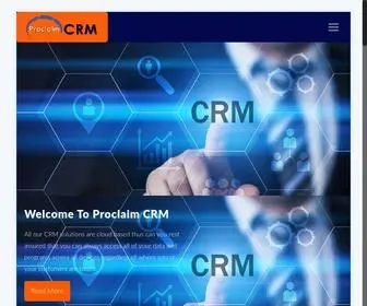 Proclaimcrm.com(Home new) Screenshot