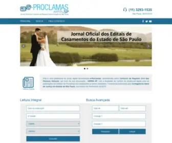 Proclamas.org.br(E-Proclamas) Screenshot