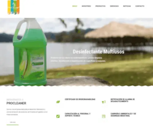 Procleanersas.com(Productos Limpiadores Biodegradables) Screenshot