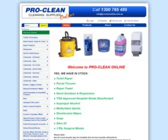 Procleanonline.com.au(Procleanonline) Screenshot