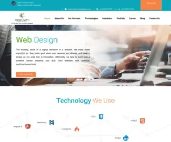 Proclivitydigitech.com(Proclivity Digitech Pvt Ltd) Screenshot