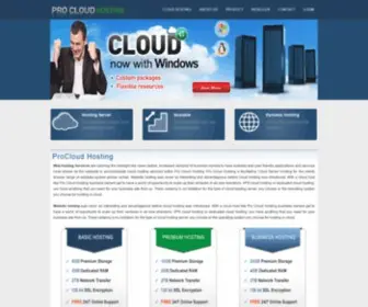 Procloudhosting.com(Cloud Hosting) Screenshot