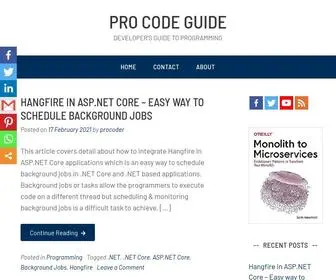 Procodeguide.com(This blog) Screenshot