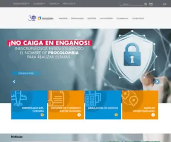 Procolombia.co(Exportaciones, Turismo, Inversión, Marca País) Screenshot