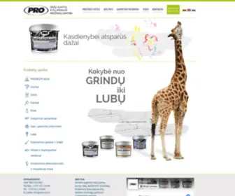 Procolor.lt(Struktūriniai tinkai) Screenshot