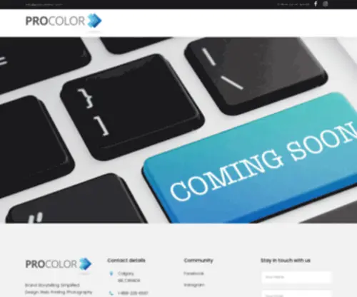 Procolorinc.com(ProColor Marketing) Screenshot