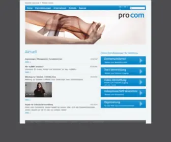 Procom-Deaf.ch(Stiftung Kommunikationshilfen f) Screenshot