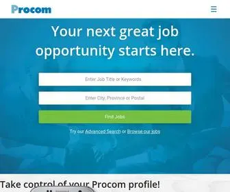 Procom.ca(ProcomClientconnections) Screenshot