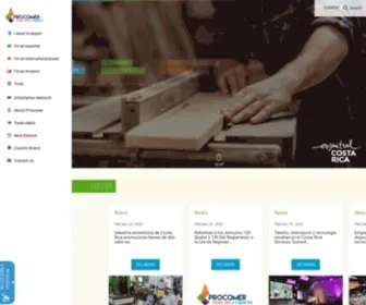 Procomer.com(Exportar desde Costa Rica) Screenshot
