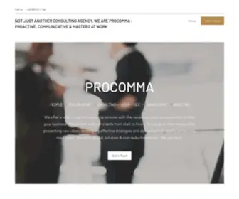 Procomma.be(Procurement Consulting) Screenshot