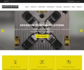 Procomps.com(Components for the Production Tooling Industry) Screenshot