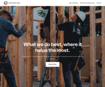Procore.org(Procore) Screenshot