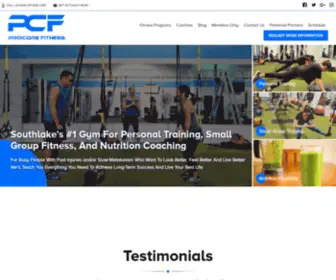 Procorefitness.net(Southlake Personal Training) Screenshot