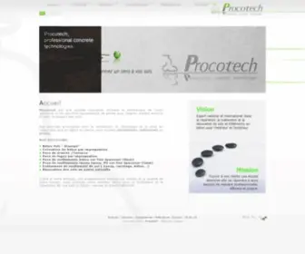 Procotech.be(Sols béton poli) Screenshot