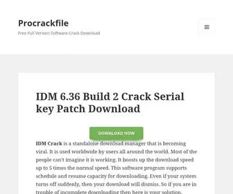 Procrackfile.com(Pro Crack Software) Screenshot