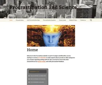 Procrastinus.com(Procrastination and Science) Screenshot