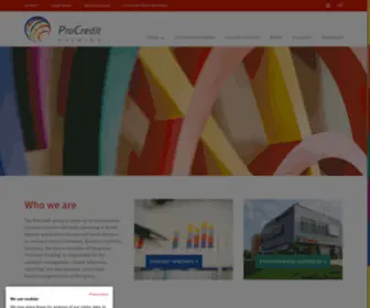 Procredit-Group.com(Procredit Group) Screenshot
