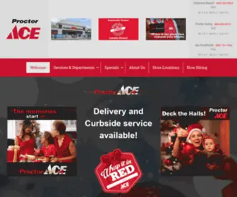 Proctorace.com(Proctor Ace Hardware) Screenshot