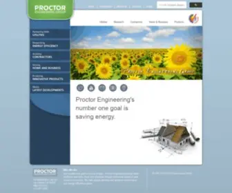 Proctoreng.com(Proctor Engineering Group) Screenshot