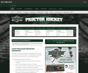 Proctorhockey.com(Proctor Hockey) Screenshot
