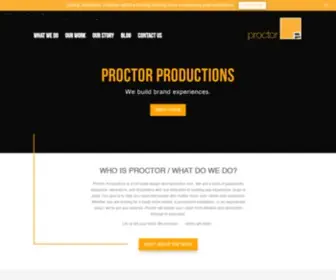 Proctorproductions.com(Proctorproductions) Screenshot