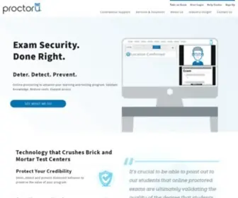 Proctoru.com(The ProctorU Proctoring Platform) Screenshot