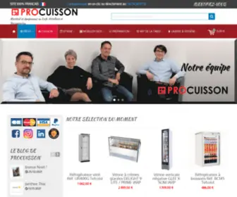 Procuisson.fr(Matériel pour professionnels CHR) Screenshot