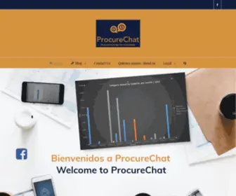 Procurechat.com(Información de Compras y de la Cadena de Provisión al alcance de todos) Screenshot