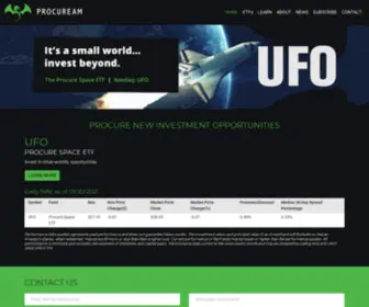 Procureetfs.com(PROCURE ETFs) Screenshot