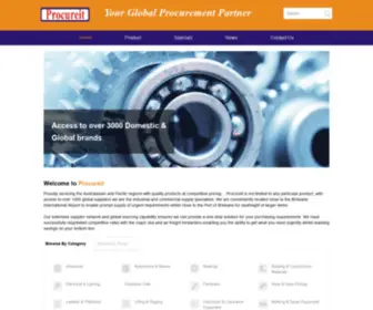 Procureit.com.au(Your Global Procurement Partner) Screenshot