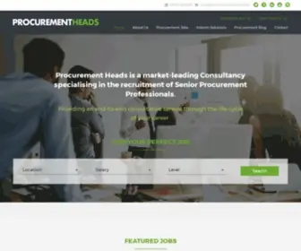 Procurementheads.com(Procurement Recruitment Agency) Screenshot