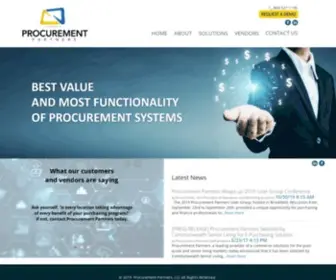 Procurementpartners.com(Procurement Partners) Screenshot