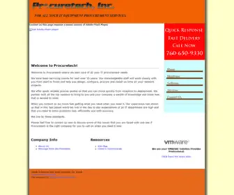 Procuretech.com(Servers) Screenshot