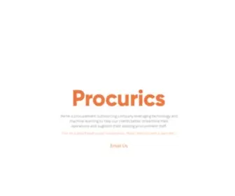 Procurics.com(Procure) Screenshot