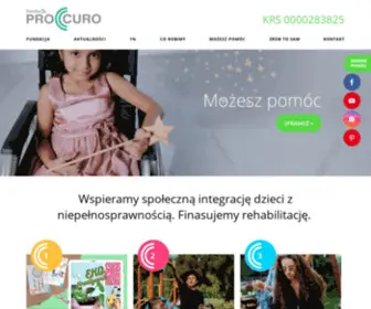 Procuro.org.pl(Fundacja Procuro) Screenshot