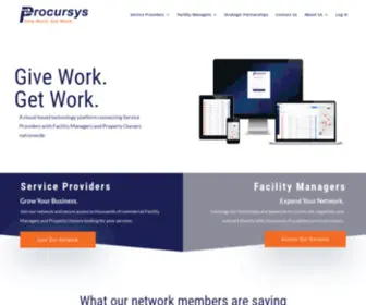 Procursys.com(Home) Screenshot