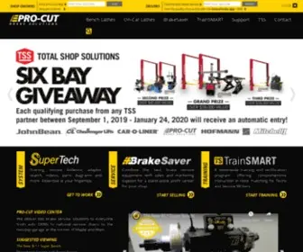 Procutusa.com(Pro-Cut USA On-Car Brake Lathes) Screenshot