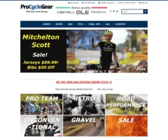 Procyclegear.com(Pro Team & Retro Cycling Jerseys & Shorts) Screenshot