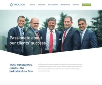 Procyonpartners.net(Procyon Partners) Screenshot