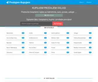 Prodajemkupujem.org(Kupujem prodajem oglasi) Screenshot