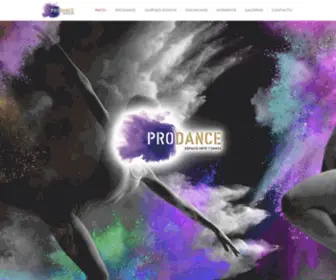 Prodance.com.uy(INICIO) Screenshot