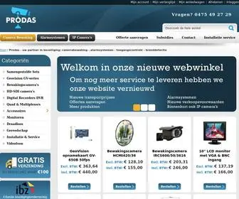 Prodas.be(Uw partner in beveiliging) Screenshot