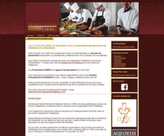 Proddbbg.com(Agence de placement hôtellerie) Screenshot