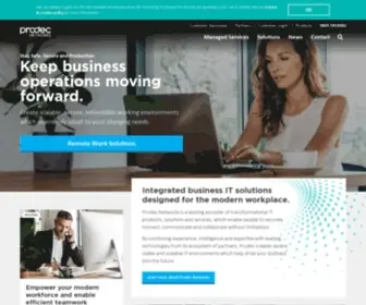 Prodec.co.uk(Prodec Networks) Screenshot