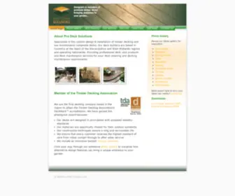 Prodecksolutions.co.uk(Pro Deck Solutions) Screenshot