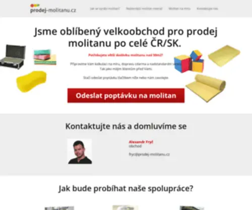 Prodej-Molitanu.cz(Velkoobchodní) Screenshot