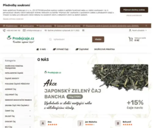 ProdejCaje.cz(NÁS) Screenshot