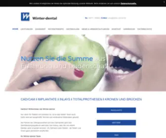 Prodens.de(Winter Dental) Screenshot